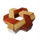 Puzzle Brain Twister din lem 24 piese, Pentru copii si adolescenti, 475CUB