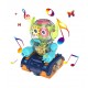 Robot Transparent Gear, Canta si lumineaza, Verde, 17133SX