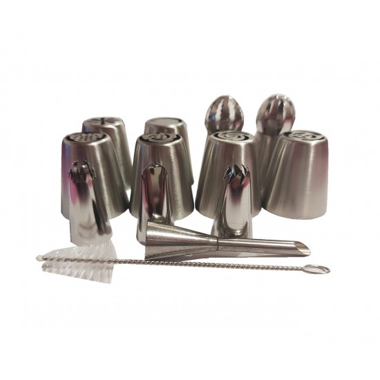 Set 12 duiuri ornat din inox, 5 cm, 138COF Set 12 duiuri ornat din inox, 5 cm, 138COF