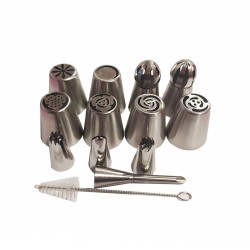 Set 12 duiuri ornat din inox, 5 cm, 138COF