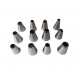 Set 12 duiuri ornat din inox, 5 cm, 362COF