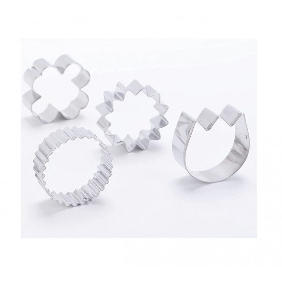 Set 12 forme decupatoare, pentru biscuiti, 5.5 cm, 381COF