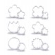 Set 12 forme decupatoare, pentru biscuiti, 5.5 cm, 381COF
