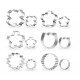 Set 12 forme decupatoare, pentru biscuiti, 5.5 cm, 381COF