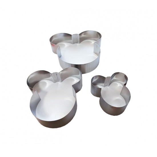 Set 3 Tavi pentru torturi cu 3 etaje, Mouse, 191COF Set 3 Tavi pentru torturi cu 3 etaje, Mouse, 191COF