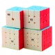 Set Cub Magic QiYi 4 In 1 stickerless profesional , 173CUB-1