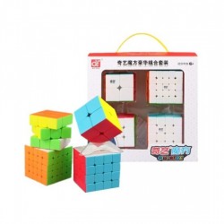Set Cub Magic QiYi 4 In 1 stickerless profesional , 173CUB-1