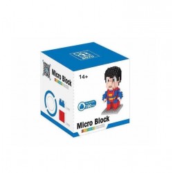 Set Micro block, 190 piese, Superman, 410CUB-1 Set Micro block, 190 piese, Superman, 410CUB-1