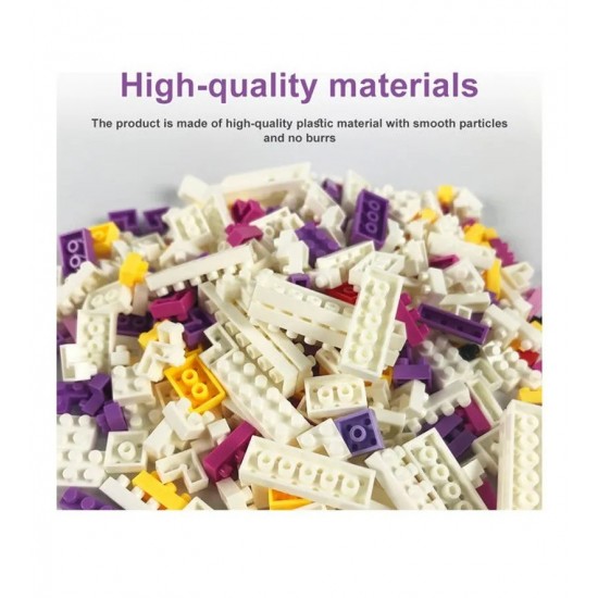 Set Micro block, 280 piese, Little Daisy, 408CUB-1 Set Micro block, 280 piese, Little Daisy, 408CUB-1