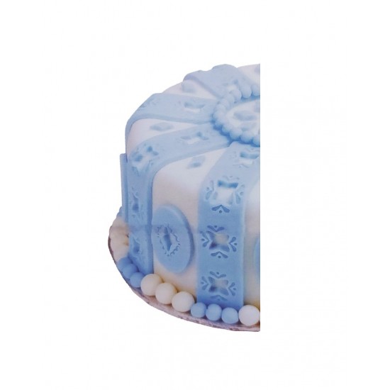 Set decupatoare Fondant, 9  piese, pentru cofetarie si patiserie, Mov, 368COF