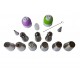 Set  duiuri de ornat prajituri din inox, 15 Accesoii, 4 cm, 361COF