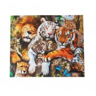 Set pictura cu diamante 5D, Model Animale salbatice, 50 cm, 174918C-9