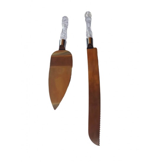 Set spatula si cutit pentru de prajituri, 30 cm, 423COF