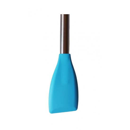 Spatula din metal cu silicon, Albastru, 30 cm, 322COF-2
