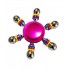 Spinner Pink Galaxy, din aluminiu , 7 cm, 38SP