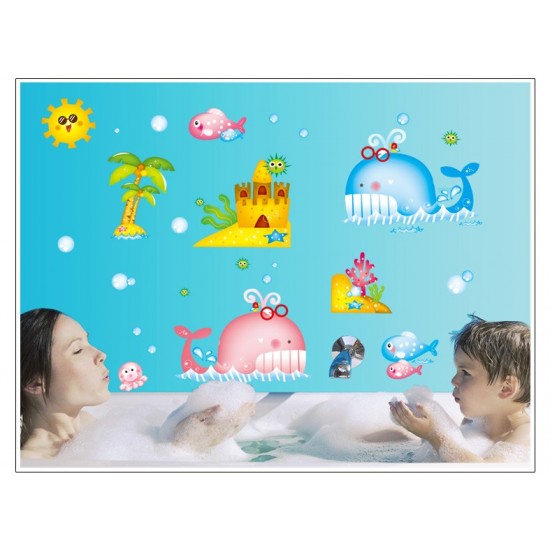 Sticker decorativ, Animale marine, 130 cm, 786STK Sticker decorativ, Animale marine, 130 cm, 786STK