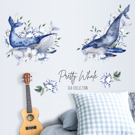 Sticker decorativ, Balene, 115 cm, 748STK