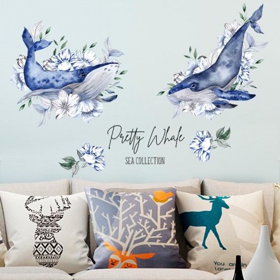 Sticker decorativ, Balene, 115 cm, 748STK