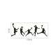 Sticker decorativ, Baschetbalisti, 126 cm, 811STK