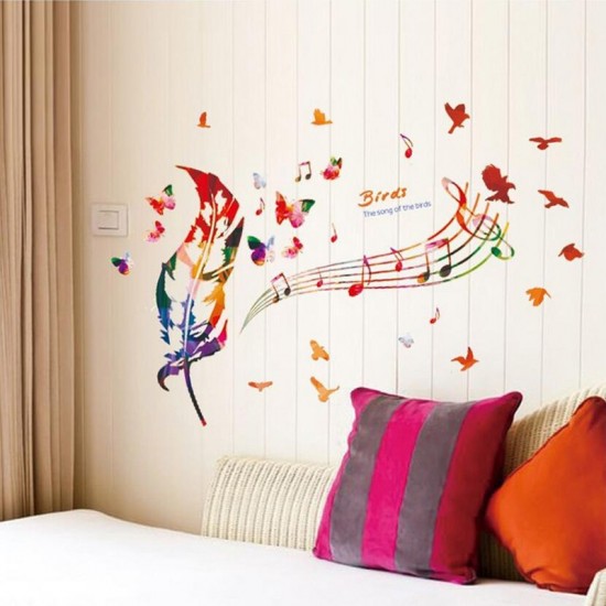 Sticker decorativ, Birds, 119 cm, 718STK Sticker decorativ, Birds, 119 cm, 718STK