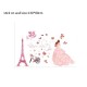 Sticker decorativ, Bonjour Paris, 130 cm, 782STK Sticker decorativ, Bonjour Paris, 130 cm, 782STK