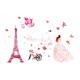 Sticker decorativ, Bonjour Paris, 130 cm, 782STK Sticker decorativ, Bonjour Paris, 130 cm, 782STK