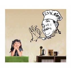 Sticker decorativ, Bucatar, 55 cm, 1145STK
