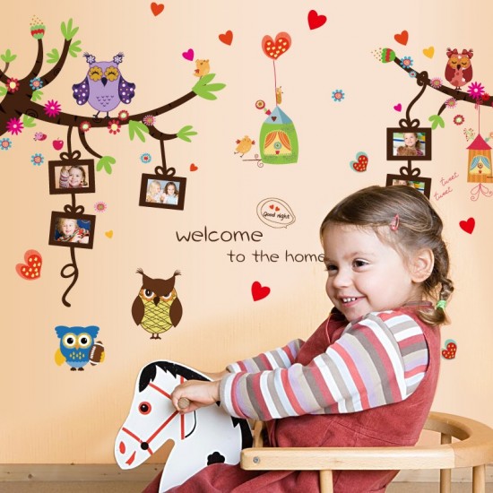 Sticker decorativ, Bufnite 150 cm, 745STK Sticker decorativ, Bufnite 150 cm, 745STK