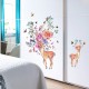 Sticker decorativ, Caprioare, Flori, 95 cm, 788STK Sticker decorativ, Caprioare, Flori, 95 cm, 788STK
