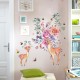 Sticker decorativ, Caprioare, Flori, 95 cm, 788STK Sticker decorativ, Caprioare, Flori, 95 cm, 788STK