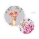 Sticker decorativ, Caprioare, Flori, 95 cm, 788STK Sticker decorativ, Caprioare, Flori, 95 cm, 788STK