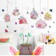Sticker decorativ, Colivii cu flori, 150 cm, 776STK