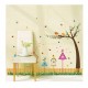 Sticker decorativ, Colivii cu pasari si fluturi, 85 cm, 752STK Sticker decorativ, Colivii cu pasari si fluturi, 85 cm, 752STK