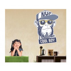 Sticker decorativ, Cool Boy, 70 cm, 1074STK