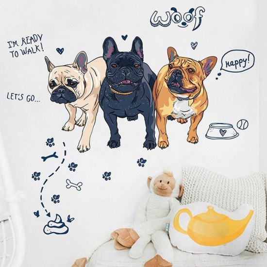 Sticker decorativ, Dog, Woof, 125 cm, 771STK Sticker decorativ, Dog, Woof, 125 cm, 771STK