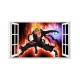 Sticker decorativ, Fereastra 3D, Anime, 85 cm, 1000STK