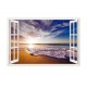 Sticker decorativ, Fereastra 3D, Apa, 85 cm, 528STK