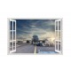 Sticker decorativ, Fereastra 3D, Avion, 85 cm, 646STK Sticker decorativ, Fereastra 3D, Avion, 85 cm, 646STK