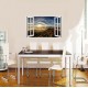 Sticker decorativ, Fereastra 3D, Cer, 85 cm, 531STK