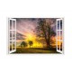 Sticker decorativ, Fereastra 3D, Cer, 85 cm, 681STK