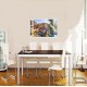 Sticker decorativ, Fereastra 3D, Cinque Terre, 85 cm, 673STK