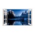 Sticker decorativ, Fereastra 3D, Lac, 85 cm, 538STK