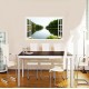 Sticker decorativ, Fereastra 3D, Lac, 85 cm, 558STK