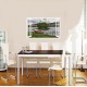 Sticker decorativ, Fereastra 3D, Lac, 85 cm, 606STK