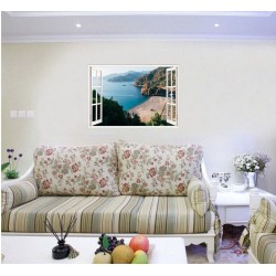 Sticker decorativ, Fereastra 3D, Mare, 85 cm, 685STK
