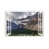 Sticker decorativ, Fereastra 3D, Munte, 85 cm, 693STK