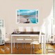 Sticker decorativ, Fereastra 3D, Munti, 85 cm, 574STK
