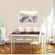 Sticker decorativ, Fereastra 3D, Santorini, 85 cm, 672STK