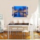 Sticker decorativ, Fereastra 3D, Viena, 85 cm, 566STK Sticker decorativ, Fereastra 3D, Viena, 85 cm, 566STK