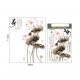 Sticker decorativ, Flori, 112 cm, 751STK